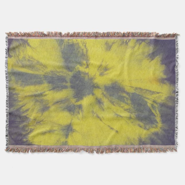 Tye Dye Komposition #8 von Michael Moffa Decke (Vorderseite)
