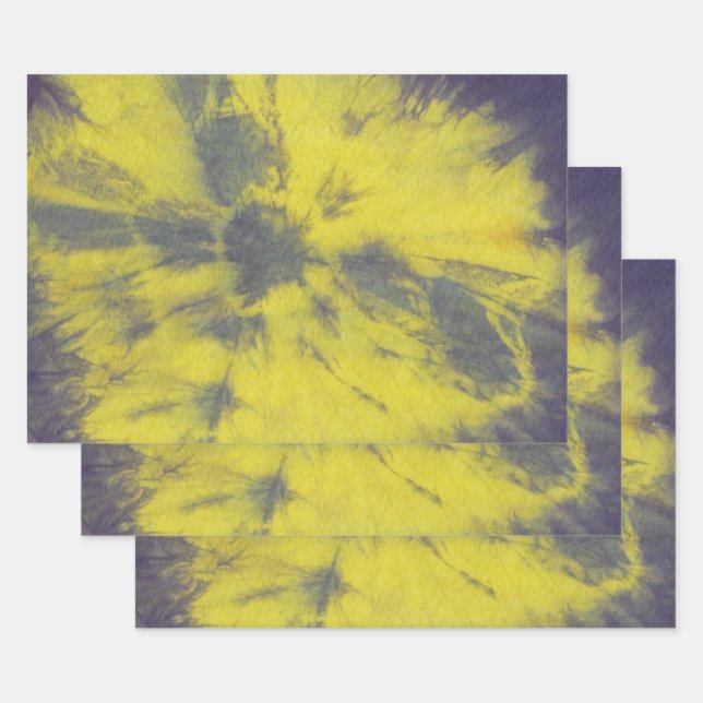 Tye Dye Komposition #8 von Michael Moffa Geschenkpapier Set (Set)