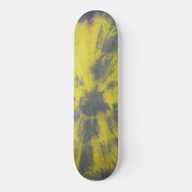 Tye Dye Komposition #8 von Michael Moffa Skateboard (Vorderseite)