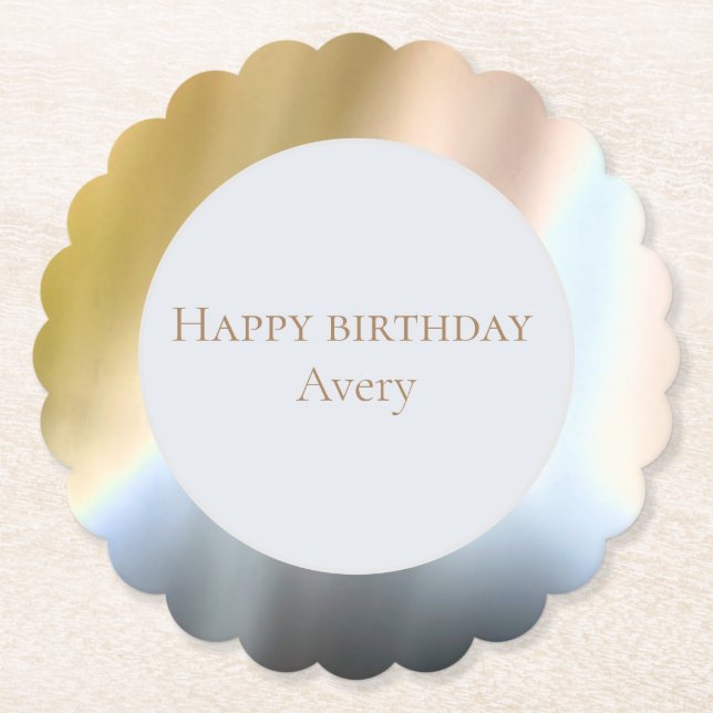 Tye Dye Paper Untersetzer (Vorderseite)