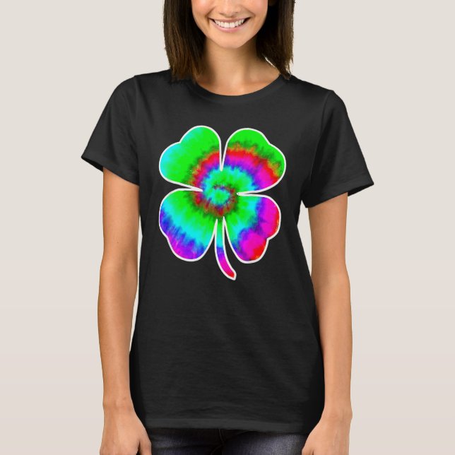 Tye Dye St Patricks Day Women Men Green C Irish 60 T-Shirt (Vorderseite)