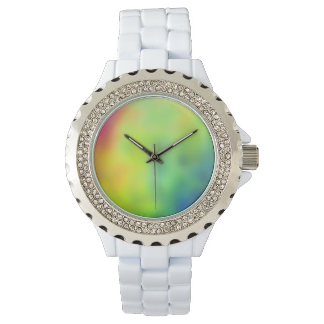 Tye Dyed Armbanduhr (Vorderseite)
