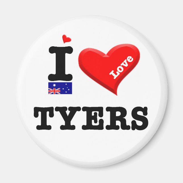 TYERS - I-Liebe Magnet (Vorne)