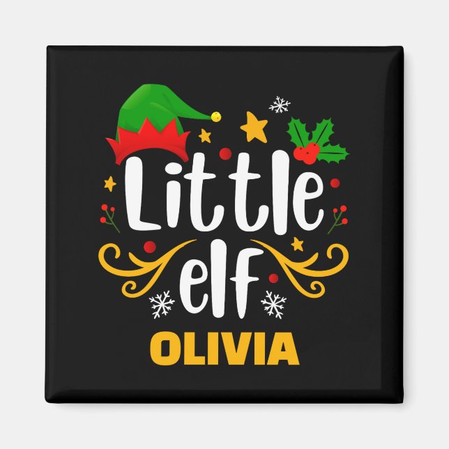 Tygraphy Little Elf Fun Family Matching  Magnet (Vorne)