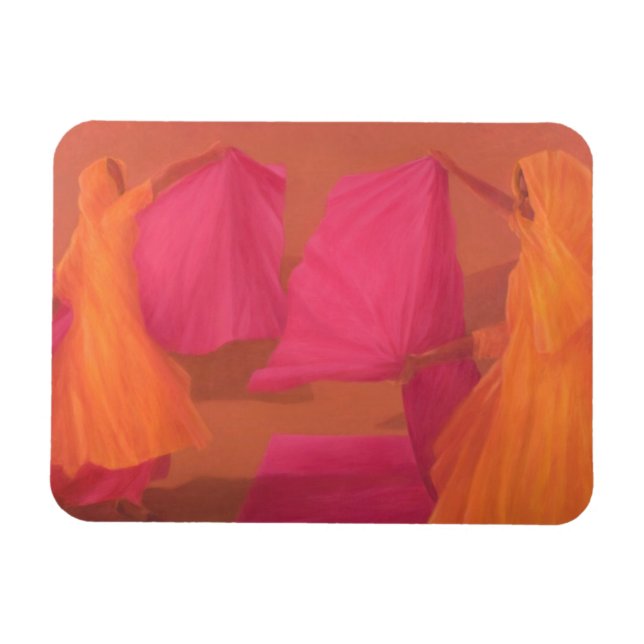 Tying Saris Magnet (Horizontal)