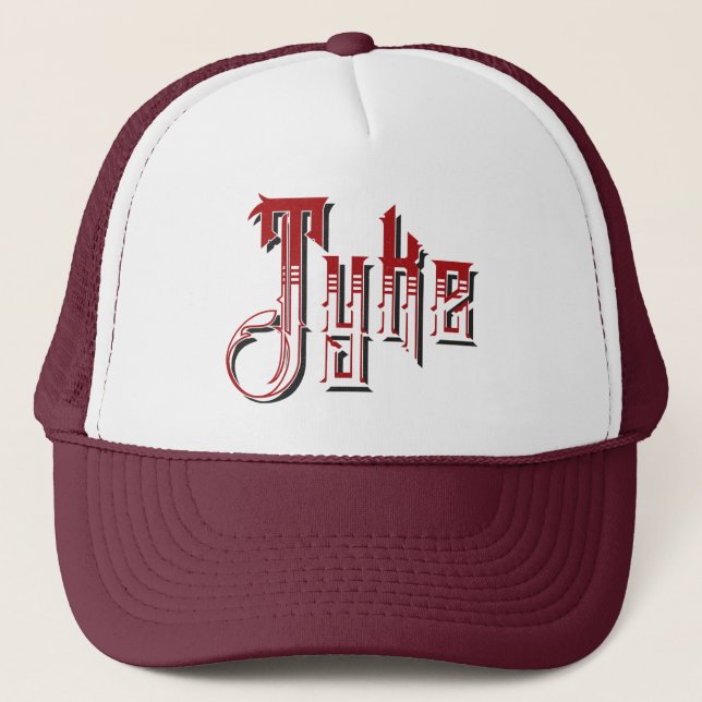 Tyke Yorkshire Slang Dialect Trucker Hat Truckerkappe (Vorderseite)