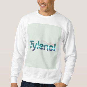 Tylenol Logo Design Futuristische WordmarkEinzigar Sweatshirt