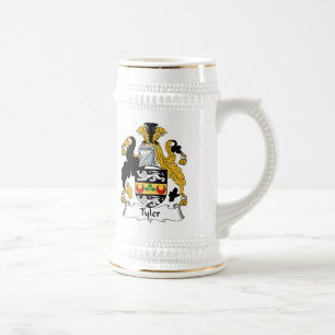 Tyler Familienwappen Bierglas