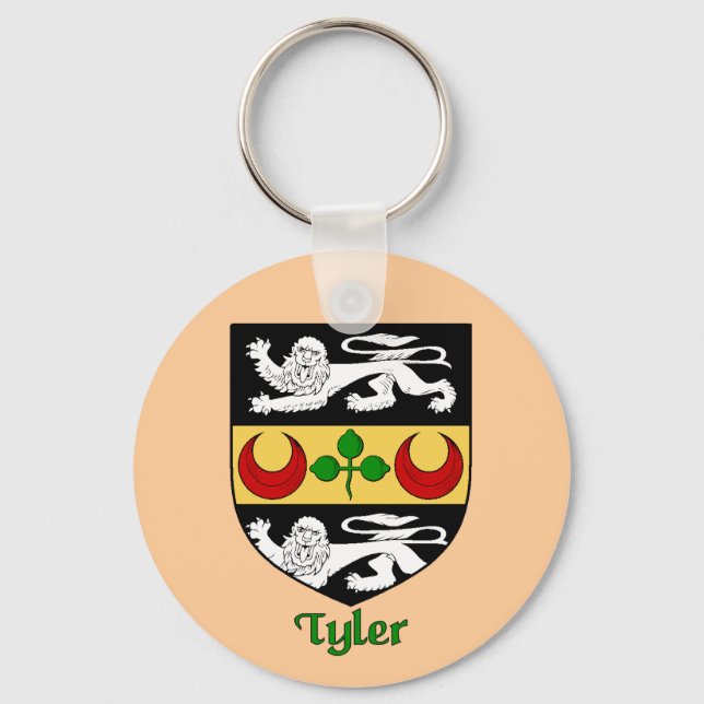 Tyler Family Shield Schlüsselanhänger (Vorderseite)