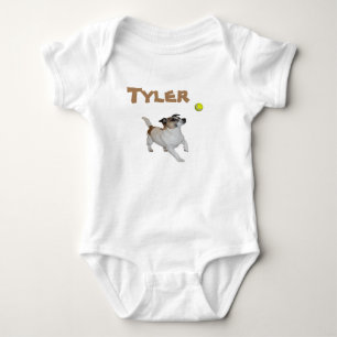 Tyler Name Mit Fox Terrier, Baby-Body Baby Strampler