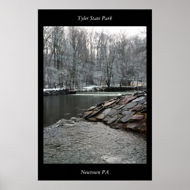 Tyler Staat Park Newtown PA Poster (Vorne)