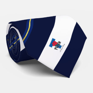 Tyler (Texas) - Stadtflagge Neck Tie Krawatte