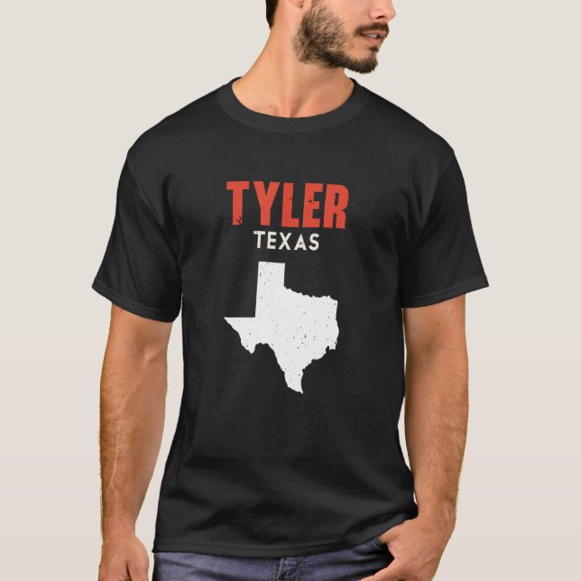 Tyler Texas USA Staat America Travel Texan T-Shirt (Vorderseite)