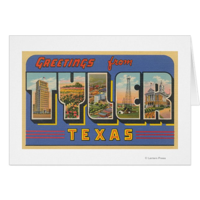 Tyler, TexasScènes de grandes lettresTyler, TX (Devant horizontal)