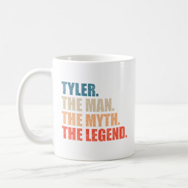 Tyler The Man The Myth The Legend Kaffeetasse (Links)