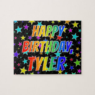 "TYLER" Vorname, Spaß "GLÜCKLICHER BIRTHTAG"