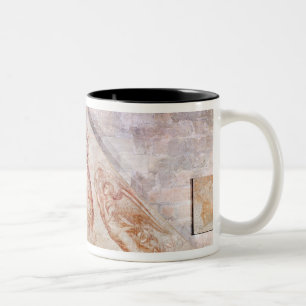 Tympanum, der Christus das Redemptor darstellt Zweifarbige Tasse