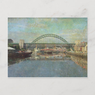 Tyne-Brücke (Sepia) Postkarte