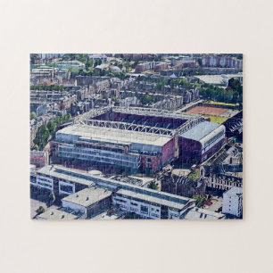 Tynecastle Stadion Edinburgh Luftbild Kunst