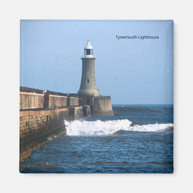 Tynemouth Lighthouse Magnet (Vorne)