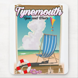 Tynemouth Tyne and Wear, Reiseplakat Mousepad
