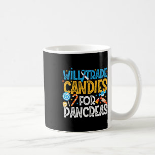 Typ 1 Diabetes Awareness Trade Candy for Pankreas Kaffeetasse