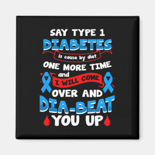 Typ-1-Diabetes-Bewusstsein 1 Magnet