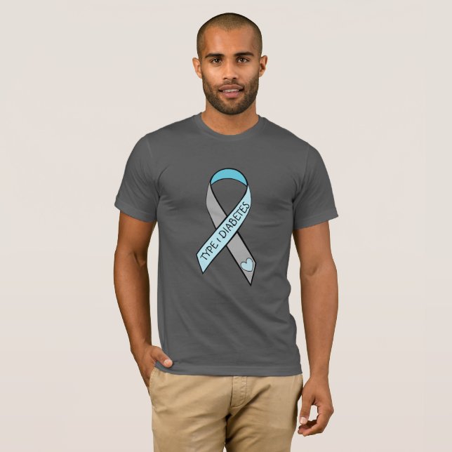 Typ 1 Diabetes-Bewusstsein Monatsmonat Shirt (Vorne ganz)