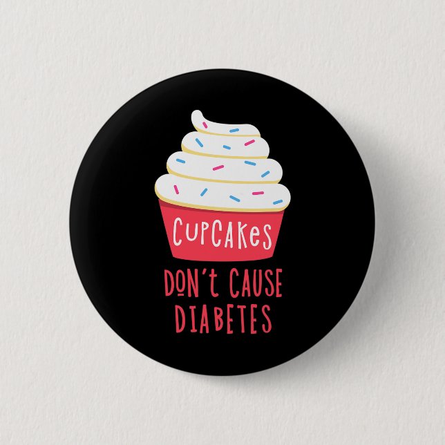 Typ-1-Diabetes-Bewusstsein - Spaß Typ-1-Diabetiker Button (Vorderseite)
