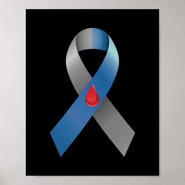 Typ-1-Diabetes-Bewusstseinsstufe Diabetes Typ-1-Di Poster (Vorne)