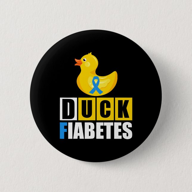 Typ 1 Diabetes Fiabetes T1D Button (Vorderseite)