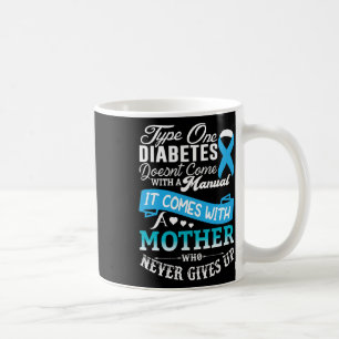 Typ-1-Diabetes Für Mutter Blaues Band Diabetiker Kaffeetasse