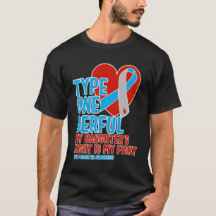 Typ 1 Diabetes, gegen den meine Töchter kämpfen, i T-Shirt