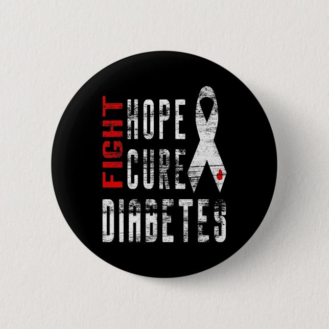 Typ 1 Diabetes - Kur Diabetes Button (Vorderseite)