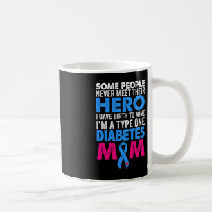 Typ 1 Diabetes Mama Mutter T1D Diabetisches Bewuss Kaffeetasse