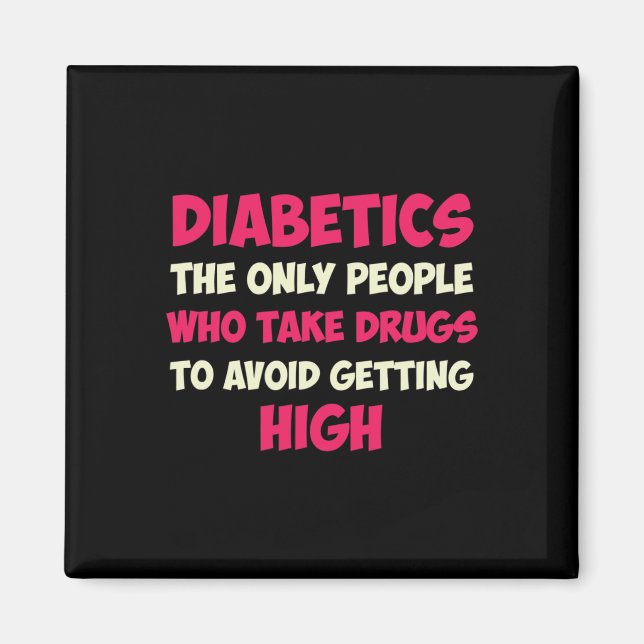 Typ-1-Diabetes-Mutter T1d-Diabetes-Bewusstsein  Magnet (Vorne)