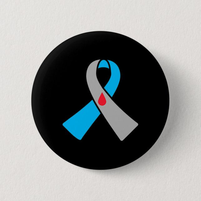 Typ 1 Diabetes-Sensibilisierungskampagne Abzeichen Button (Vorderseite)