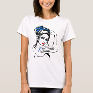 Typ 1 Diabetes Sensibilisierungskampagne Rosie Mam T-Shirt