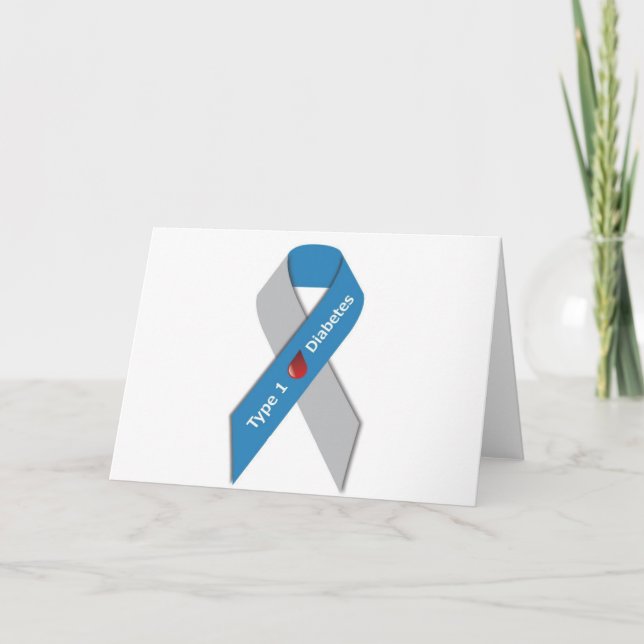 Typ 1 Diabetes-Sensibilisierungskette Karte (Vorderseite)