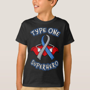 Typ 1 Diabetes Superheran Aufklärungsgeschenk Diab T-Shirt