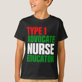 Typ 1 Fürsprecher Krankenpflegerin Erzieherin T-Shirt