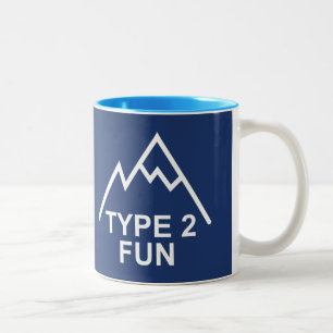 Typ 2 Spaß Zweifarbige Tasse