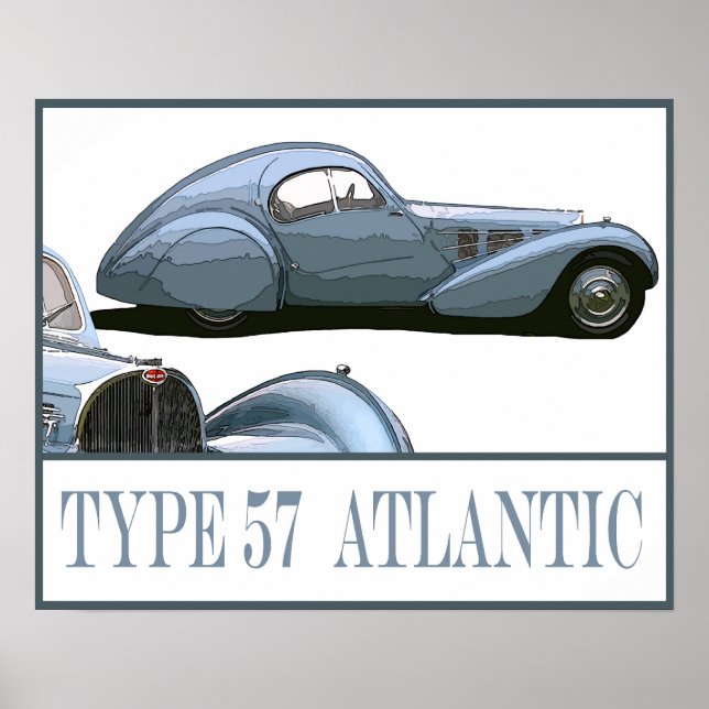 Typ 57 Atlantik Poster (Vorne)