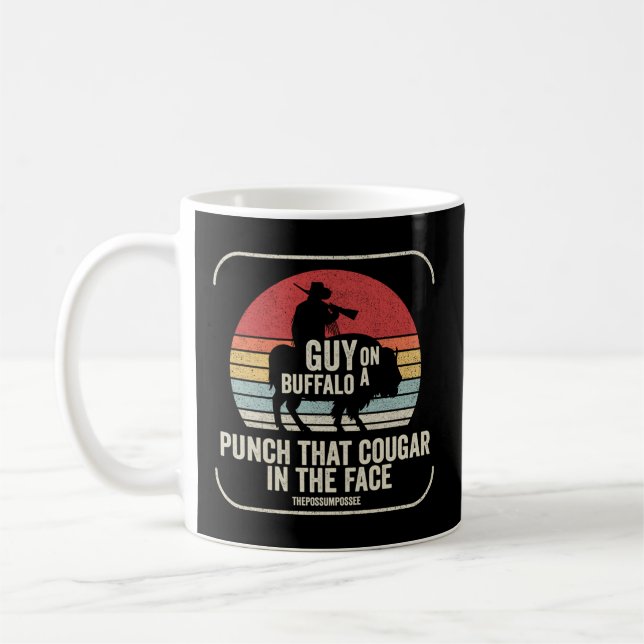 Typ am Buffalo Possum Kaffeetasse (Links)