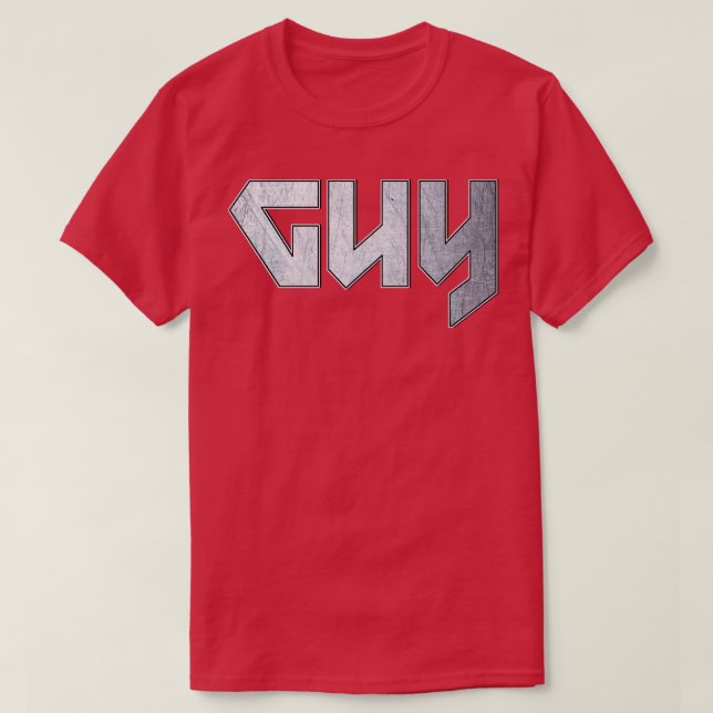 Typ aus Schwermetall T-Shirt (Design vorne)