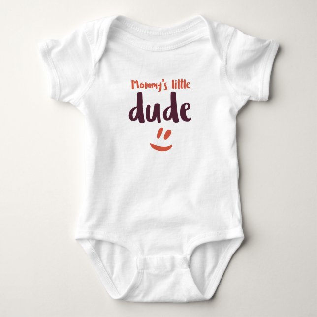 Typ - Baby Jersey Bodysuit Strampler (Vorderseite)