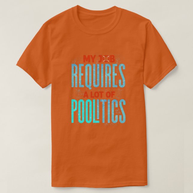 Typ-Cleaner-Service Mein Job erfordert eine Menge T-Shirt (Design vorne)