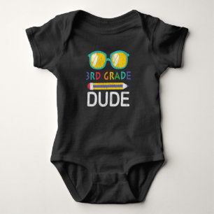 Typ der dritten Klasse Vintag zurück zur dritten S Baby Strampler