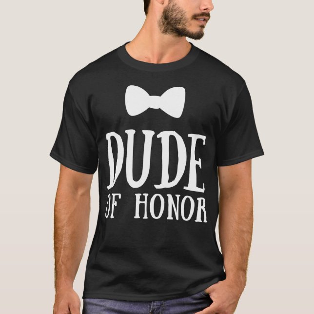 Typ der Ehrenfunny Wedding Bow Krawatte Graphic T-Shirt (Vorderseite)