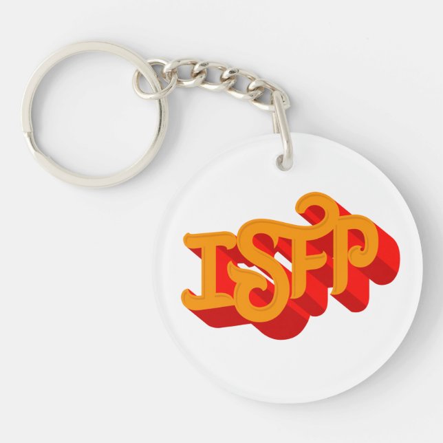 Typ der Persönlichkeit des ISFP schöne Designart Schlüsselanhänger (Vorderseite)